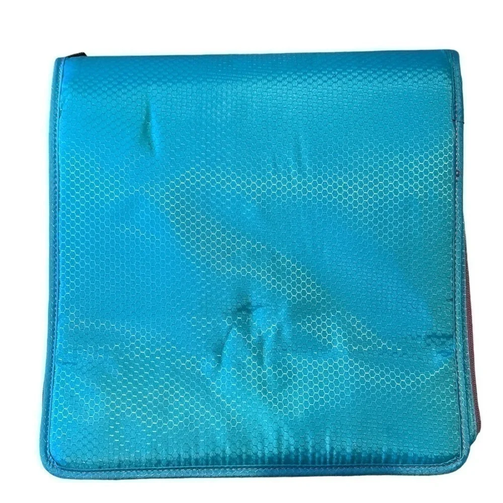 BACK TO SCHOOL -  Mead Five Star 2” Zipper Binder w/Strap - Teal/Gray/Pink - NWT